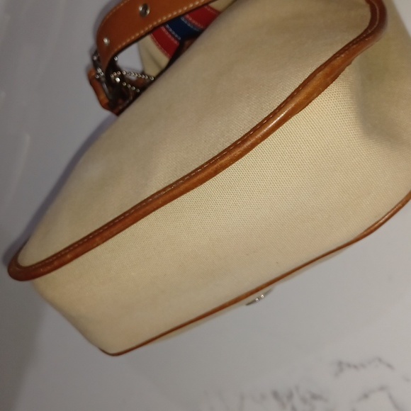 VINTAGE COACH VARSITY STRIPE CROSSBODY BAG - Picture 8 of 17